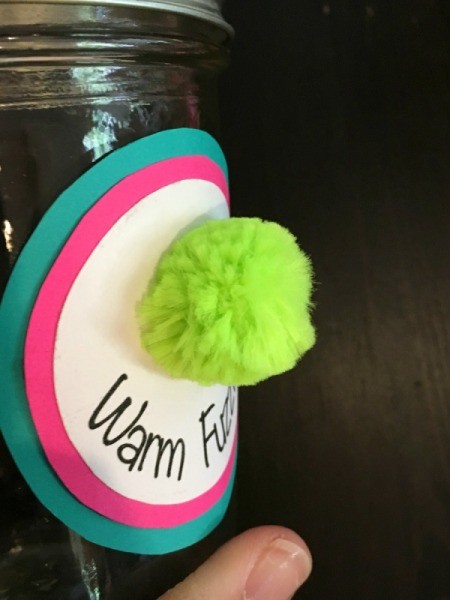 Making a Warm Fuzzies Jar