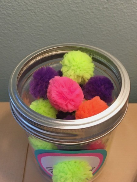 Making a Warm Fuzzies Jar