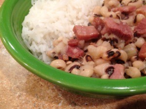 Black Eyed Peas with Ham