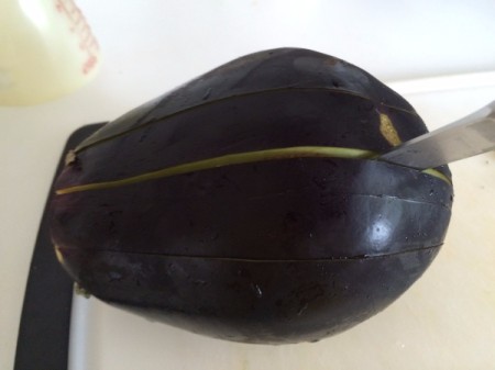 Pull-Apart Garlic Eggplant