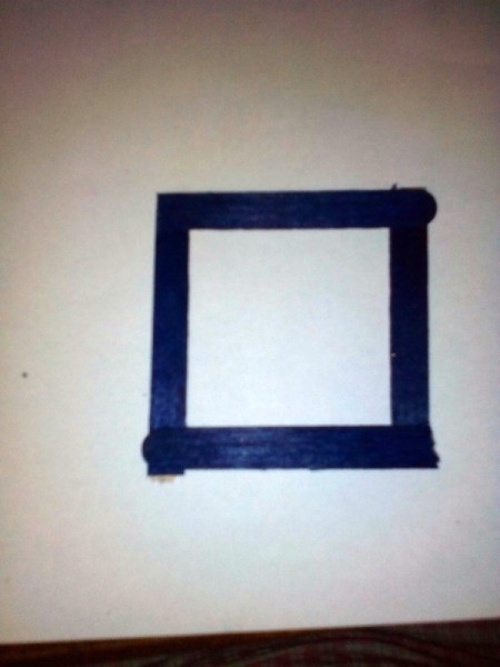 Popsicle Stick Office Tools Organizer