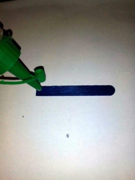 Popsicle Stick Office Tools Organizer