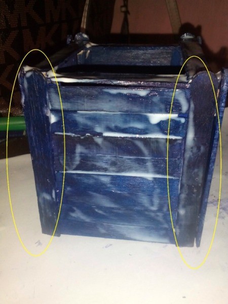 Popsicle Stick Office Tools Organizer