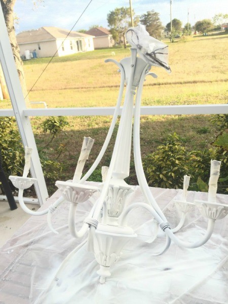 Distressed Chandelier