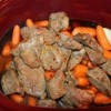 Beef and Vegetables for soup in a crock pot