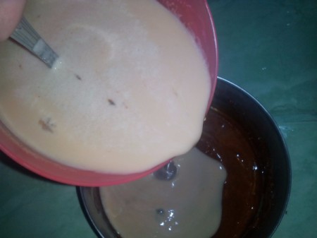 Coffee Flan from Leftover Egg Whites