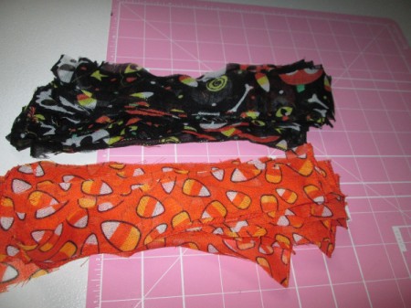 Halloween Scarf Wreath