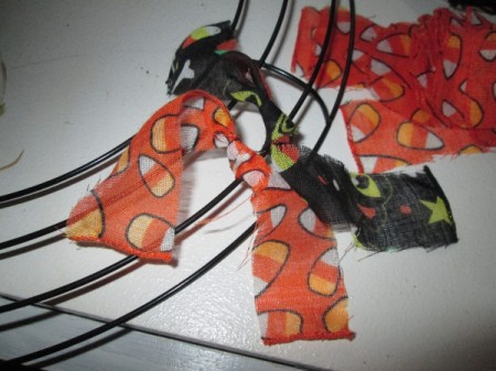Halloween Scarf Wreath