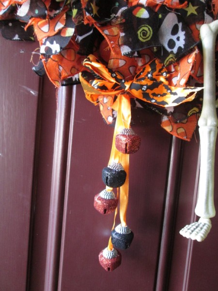 Halloween Scarf Wreath