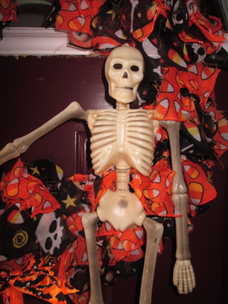 Halloween Scarf Wreath