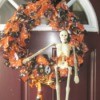 Halloween Scarf Wreath