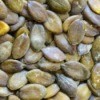 Close up of roasted squash seeds