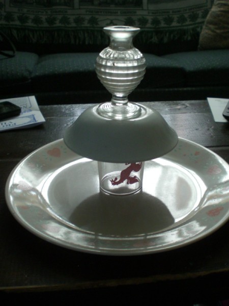 Cardboard Art Fountain