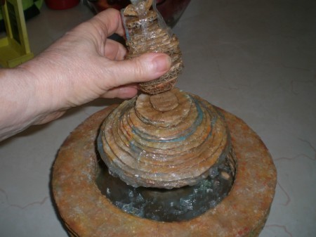 Cardboard Art Fountain