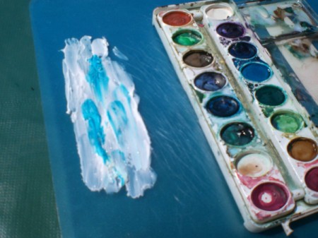 Cardboard Art Fountain