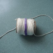 Rubber Band to Hold Ball of Twine