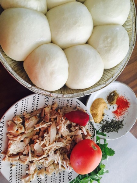 Ingredients for empanadas.