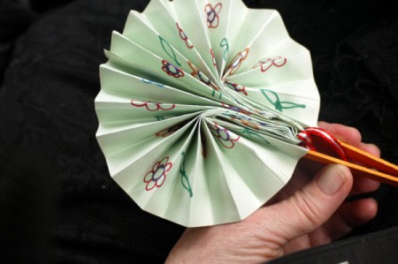Making a Paper Fan