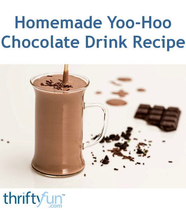 Homemade YooHoo Chocolate Drink Recipe ThriftyFun
