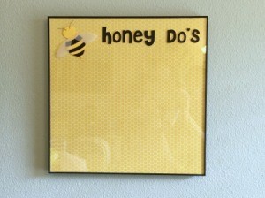 Honey-Do Memo Board