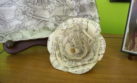 Make Paper Flowers
From Old Books