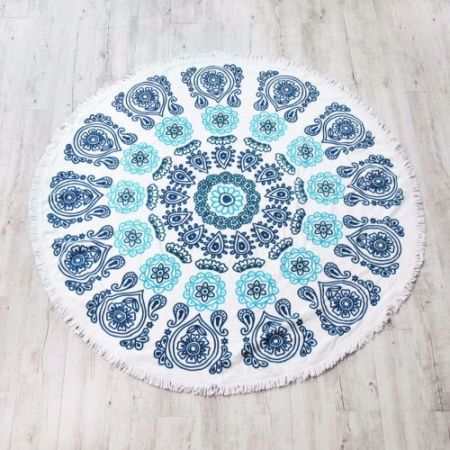round beach towel