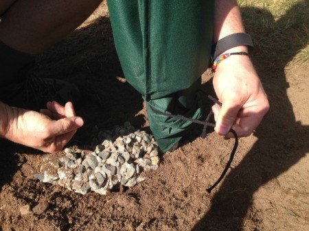 Installing a Breezecatcher Rotary Clothesline