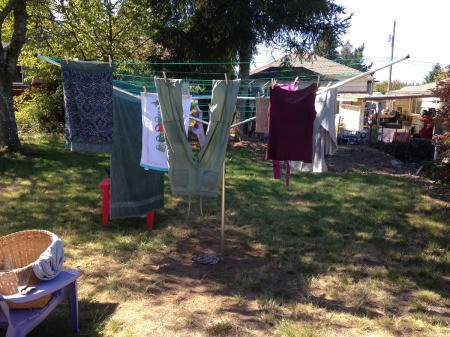 Installing a Breezecatcher Rotary Clothesline