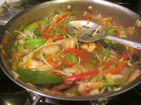 Chinese Shrimp and Vegetables