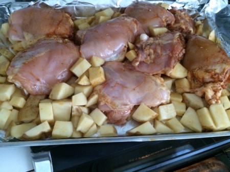 Rosemary Roasted Chicken with Potatoes