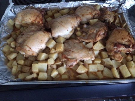 Rosemary Roasted Chicken with Potatoes