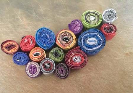 Magazine Swirl Necklace