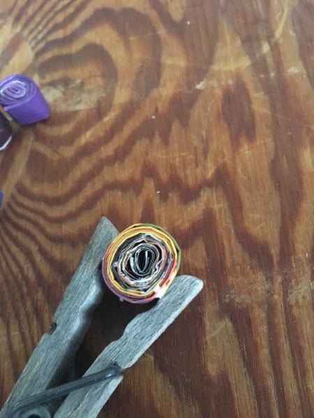 Magazine Swirl Necklace