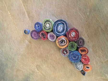 Magazine Swirl Necklace