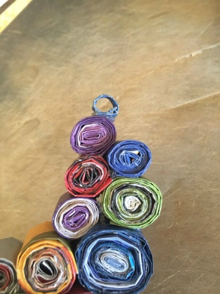 Magazine Swirl Necklace