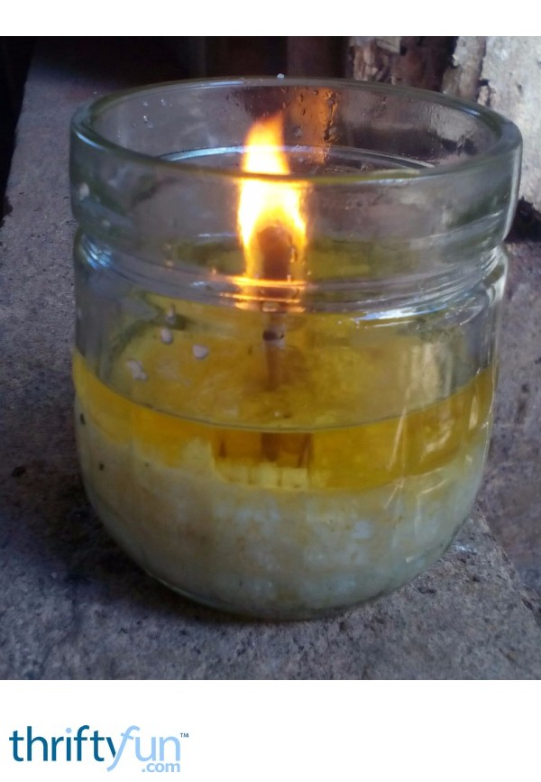 Making a Cooking Oil Candle ThriftyFun