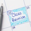 Calendar with High School Reunion marked on it