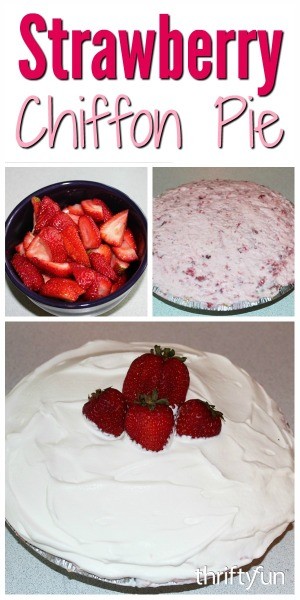 Strawberry Chiffon Pie Recipe | ThriftyFun