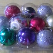 Apple Containers for Storing Christmas Ornaments