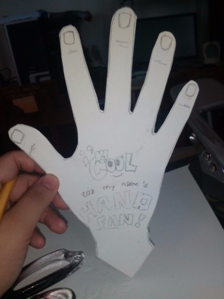 Literally a Hand Fan