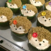 Hedgehog Cupcakes