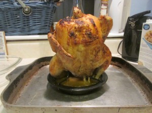 Vertical Roast Chicken - roast chicken