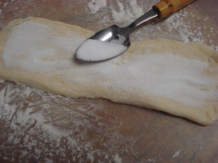 Cinnamon Buns in Orange Cups