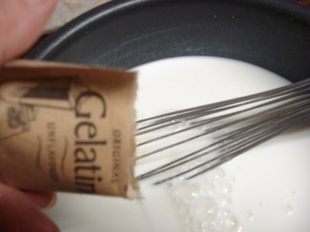 Wishing in the gelatin.