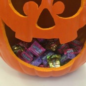 Jack-o'-lantern Candy Bowl