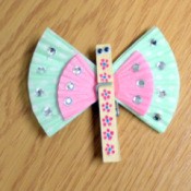 Butterfly Peg (Clothes Pin)