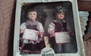 dolls in a box