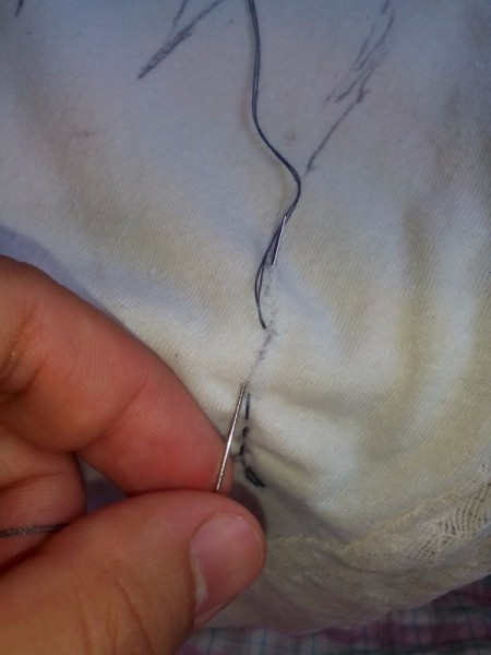 Kitchen Mitt From Old Shirts