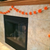 Halloween Pom Pom Garland