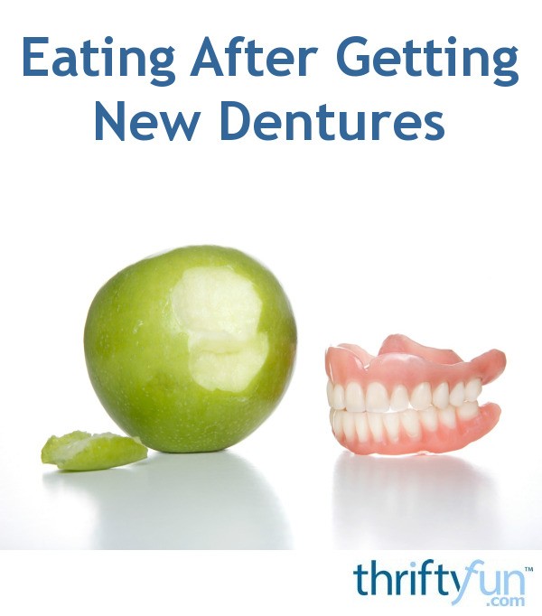 Losing weight with new dentures Losing weight with new dentures